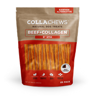 Collachews 5" Collagen Beef Flavored Sticks 25 pk
