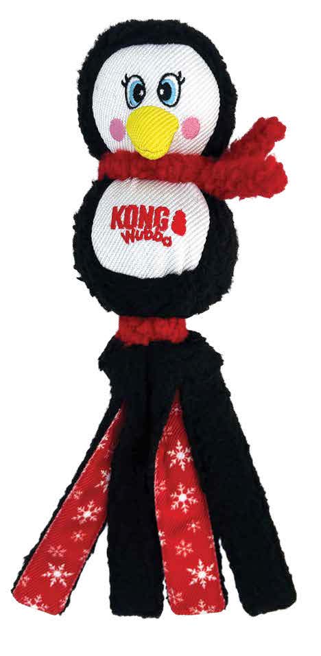 Kong Holiday Wubba Dog Toy, Assorted 15.8 in