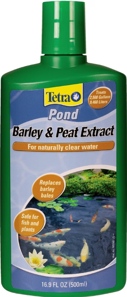 Tetra Pond Barley & Peat Extract Clear Water Treatment 16.9 oz