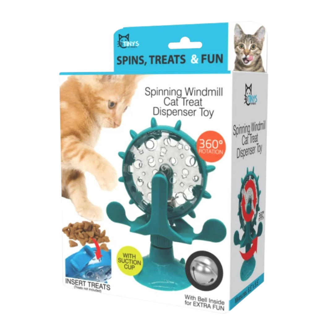 Kole Imports Suction-Cup Rotating Spinning Cat Toy