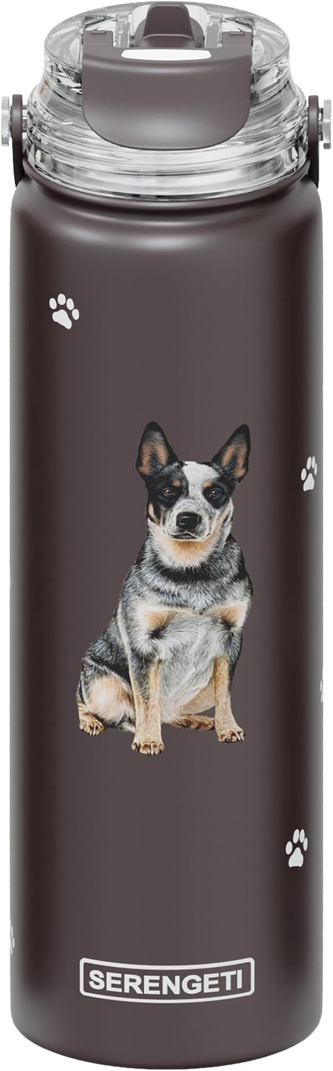 E & S Imports Serengeti Australian Cattle Dog Water Bottle 24 oz