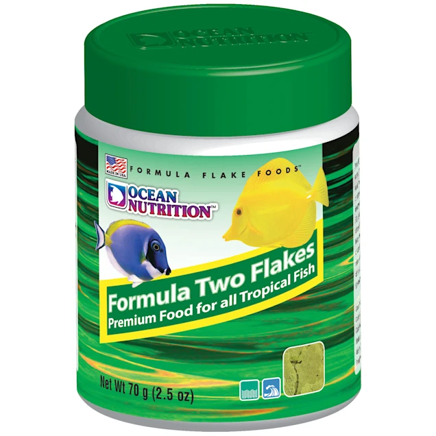 Ocean Nutrition Formula 2 Tropical Flake Food 2.5 oz