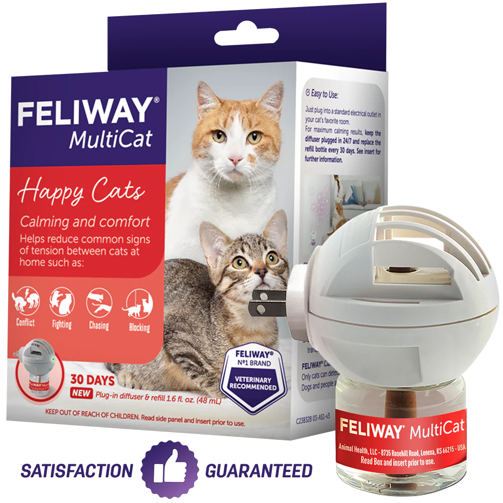 Thunderworks Feliway MultiCat Calming Diffuser Starter Kit