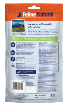 Natural Pet Food New Zealand Chicken & Lamb Freeze-Dried Cat Food Topper 3.5 oz