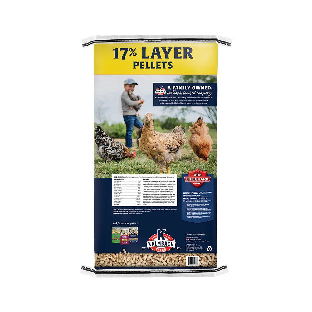 Kalmbach Feeds All Natural 17% Layer Pellets Chicken Feed