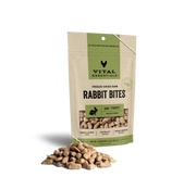 Vital Essentials Rabbit Bites Freeze-Dried Grain-Free Dog Treats 2 oz