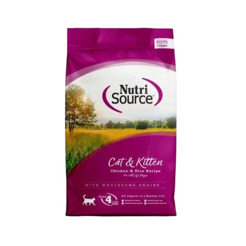 Nutrisource Cat & Kitten Chicken And Rice Formula Dry Cat Food