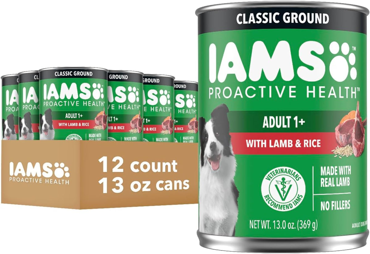 Iams Proactive Health Adult With Lamb & Rice Pate Canned Dog Food