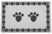 Petrageous Designs Pawprint Plastic Pet Placemat