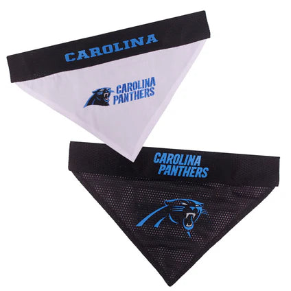 Pets First Carolina Panthers Reversible Pet Bandana