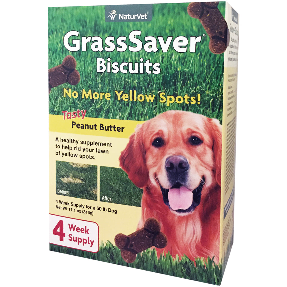 Naturvet GrassSaver Biscuits for Dogs 11 oz
