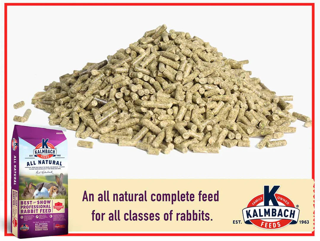 Kalmbach Feeds All Natural 16% Best-in-Show Professional Rabbit Feed 50 lb