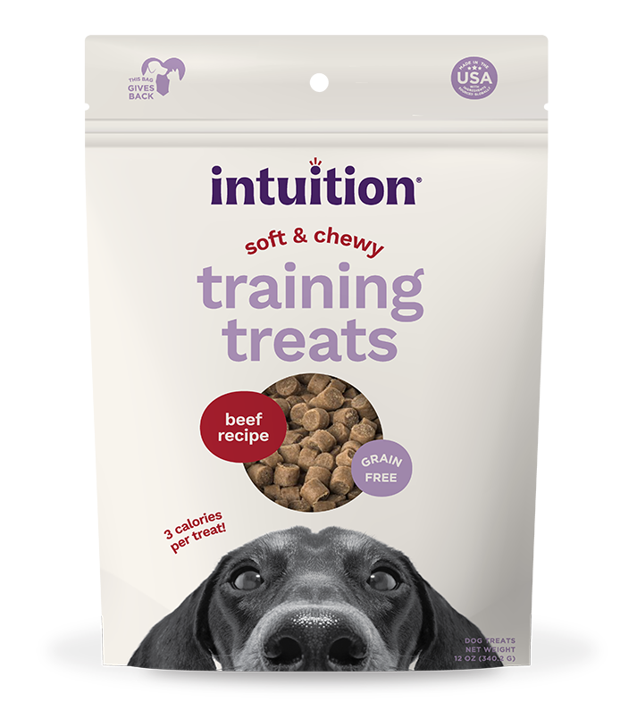 Intuition Beef Recipe Grain-Free Soft & Chewy Training Treats for Dogs