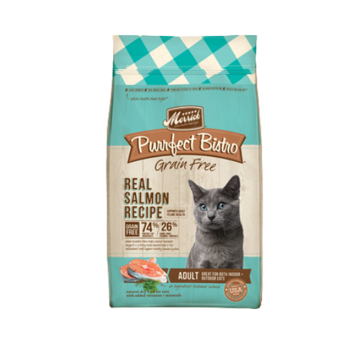 Merrick Purrfect Bistro Real Salmon & Sweet Potato Recipe Grain-Free Dry Cat Food 4 lb