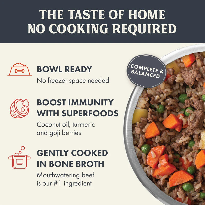 Health Extension Whole Foods Gently Cooked in Bone Broth Beef & Potato Recipe Dog Food