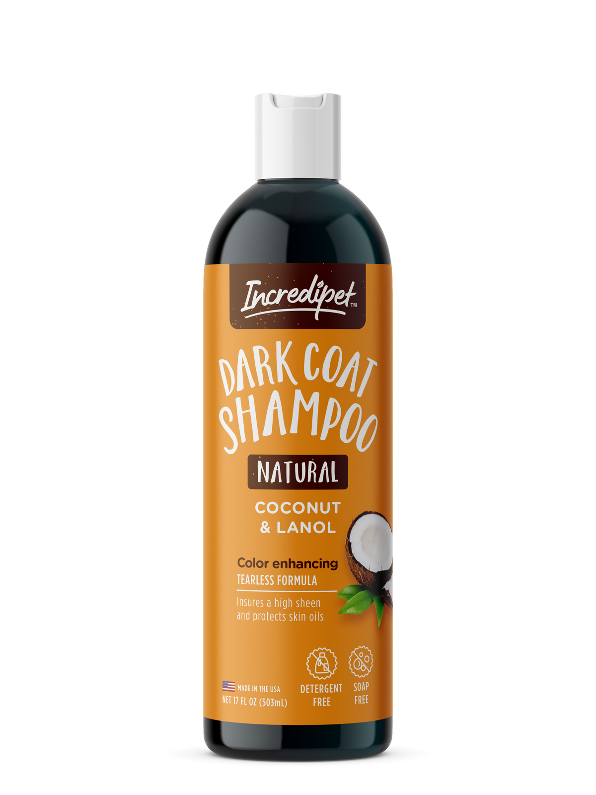 Incredipet Dark Coat Shampoo 17 oz