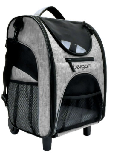 Bergan Rolling Carrier for Pets up to 15 lbs