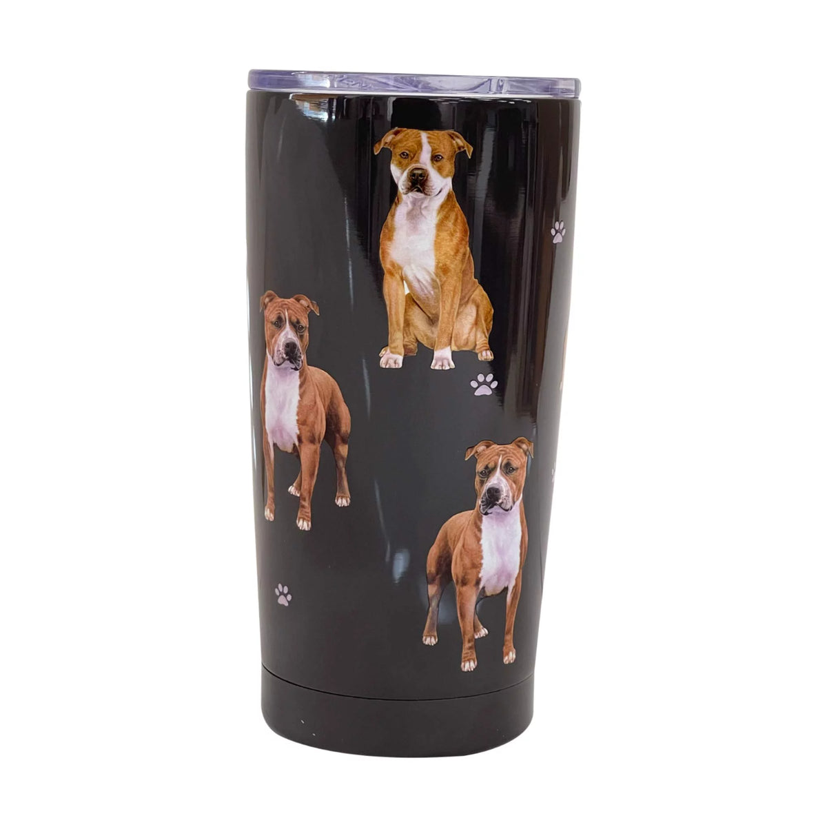 E & S Imports Serengeti Pit Bull Stainless Steel, Vacuum Insulated Tumbler with Spill Proof Lid 20 oz