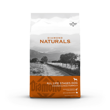 Diamond Naturals All Life Stages Chicken & Rice Dry Dog Food 40 lb