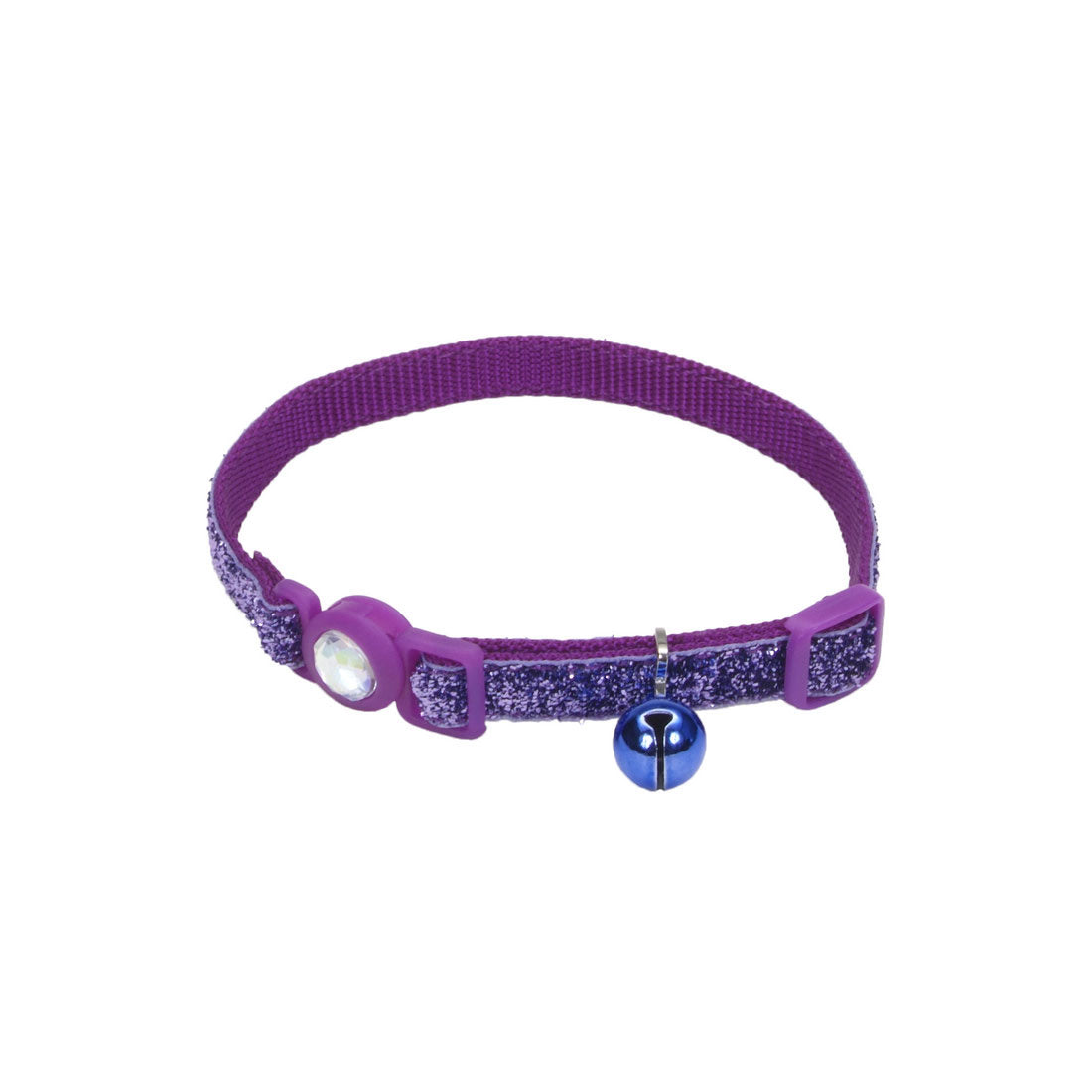 Coastal Pet Products Safe Cat Jeweled Buckle Adjustable Breakaway Cat Collar With Glitter Overlay