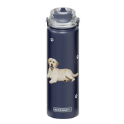 E & S Imports Serengeti Yellow Labrador Stainless Steel Water Bottle 24 oz