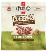 Primal Lamb Formula Nuggets Grain-Free Freeze-Dried Dog Food 14 oz