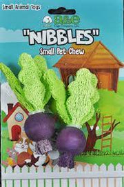A&E Nibbles Loofah Turnip Small Animal Chew Toy