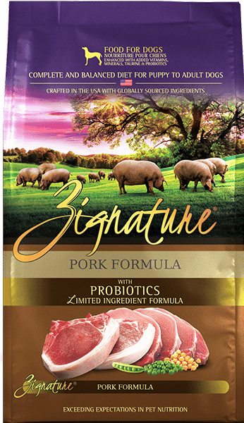 Zignature Pork Limited Ingredient Formula Grain-Free Dry Dog Food 25 lb