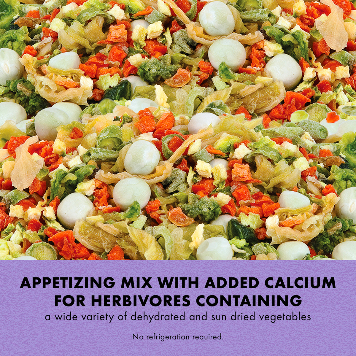 Zilla Reptile Munchies, Vegetable Mix with Calcium 4 oz