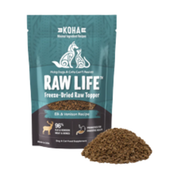 Koha Raw Life Freeze-Dried Raw Topper Elk & Venison Recipe for Dogs & Cats 8 oz