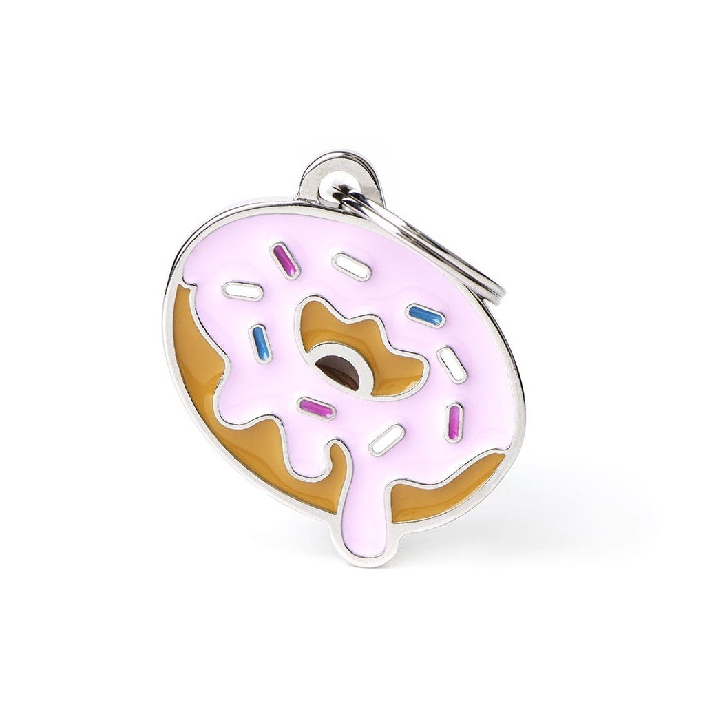 Myfamily Food Donut Pet Identification Tag