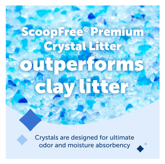 PetSafe ScoopFree Premium Crystal Cat Litter 8 lb
