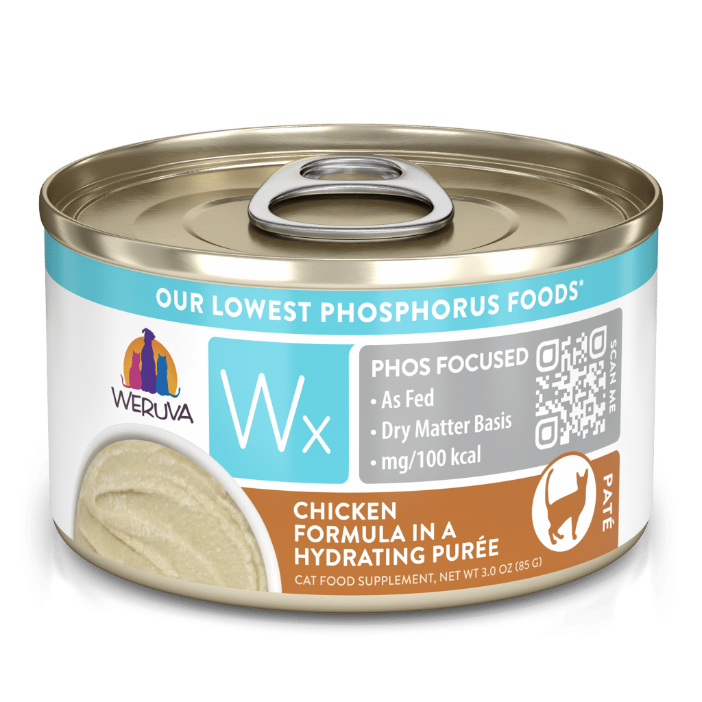 Weruva Wx Low Phosphorus Chicken Formula in a Hydrating Puree Wet Cat Food