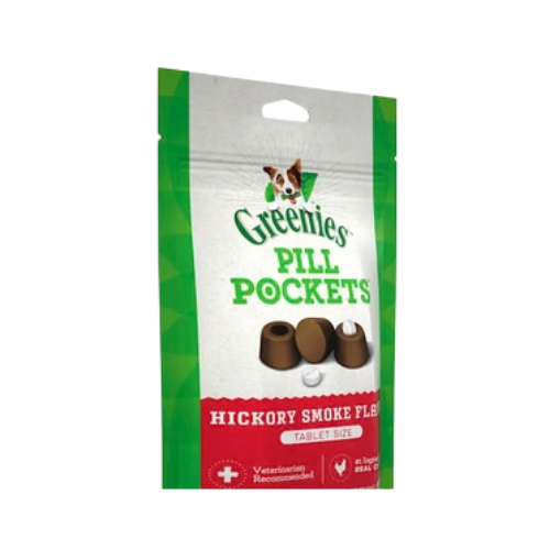 Greenies Pill Pockets for Tablets, Hickory Smoke Flavor for Dogs 30 ct
