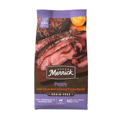 Merrick Grain-Free Puppy Real Texas Beef & Sweet Potato Recipe Dry Dog Food