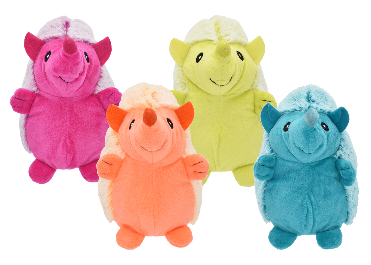 Incredipet Hedgehog Plush Dog Toy, Assorted
