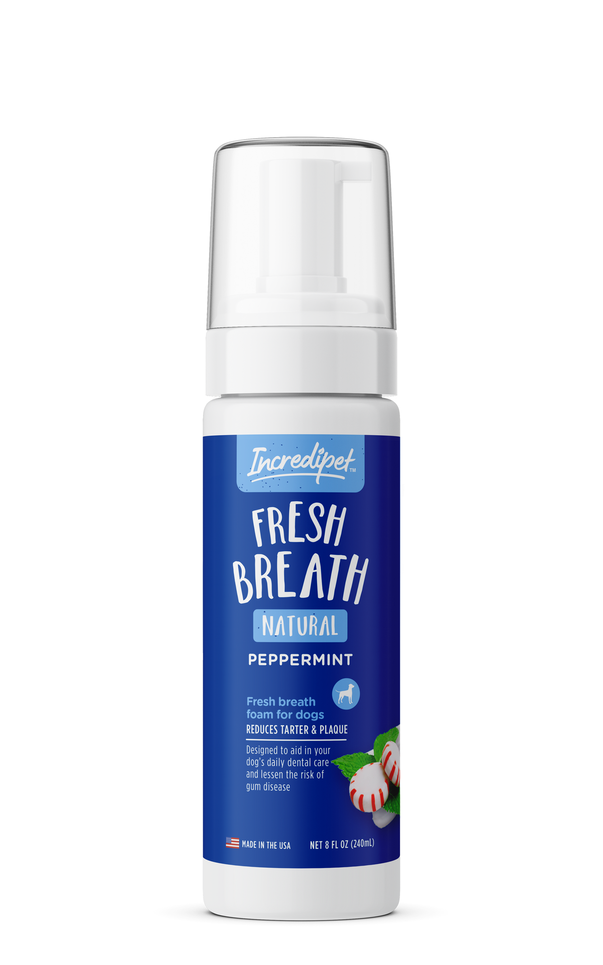 Incredipet Fresh Breath Foam 8 oz