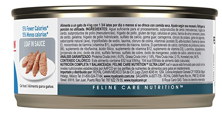 Royal Canin Feline Care Nutrition Weight Care Thin Slices In Gravy Canned Cat Food