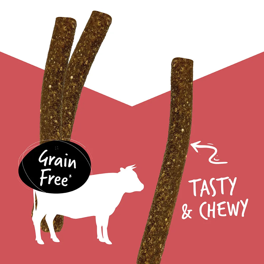 Ultimates Grain-Free Jerky Sticks with Beef Protein Soft Dog Treats 7 oz