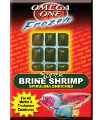 Omega One Frozen Super Brine Shrimp Cube Pack 3.5 oz