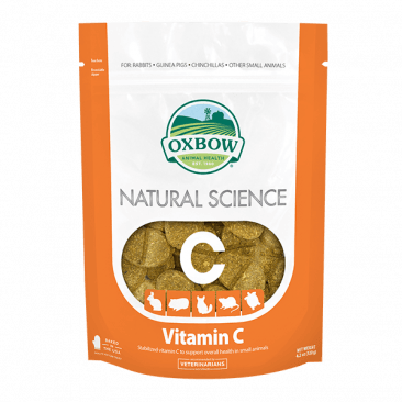 Oxbow Natural Science Vitamin C Small Animal Supplement 60 ct