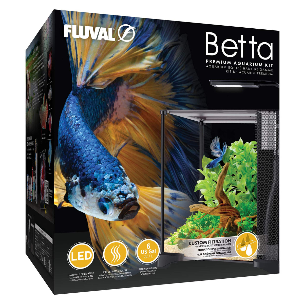 Fluval Betta Premium Aquarium Kit 6 gal