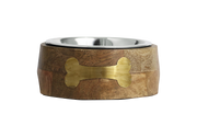 Incredipet Wood Diner With Pet Bowl 1 qt