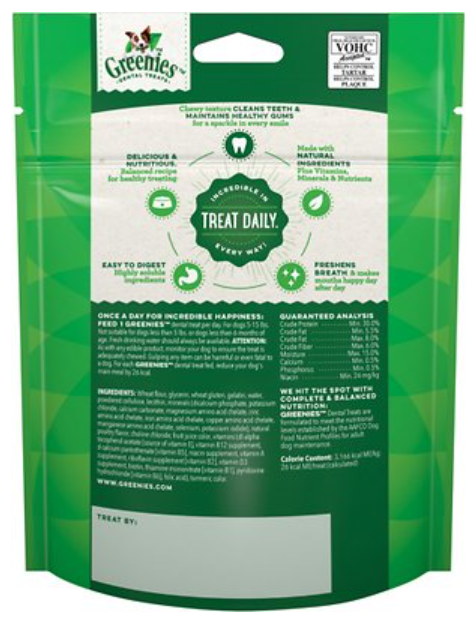 Greenies Original Teenie Dental Treats