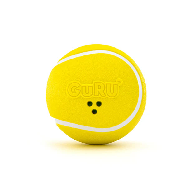 Guru Giggling Tennis Ball Interactive Dog Toy
