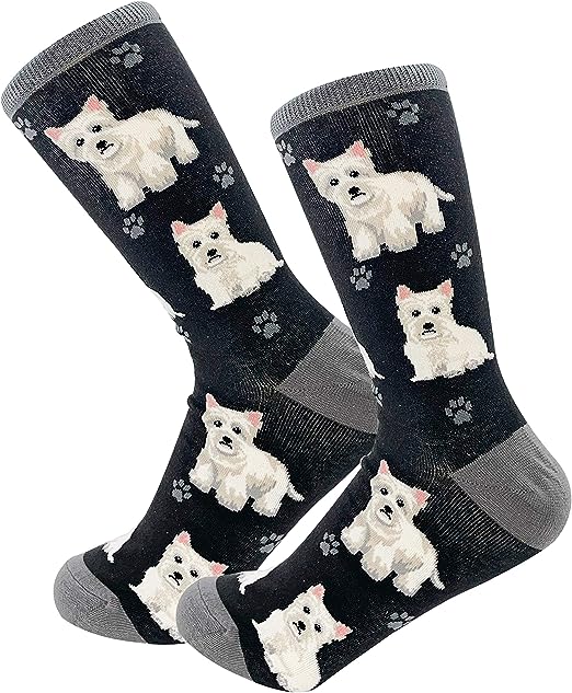 E & S Imports Pet Lover Socks Westie Dog, Unisex, One Size Fits Most