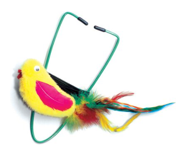 Spot Ethical Pet A-Door-Able Bouncing Feather Bird Cat Toy