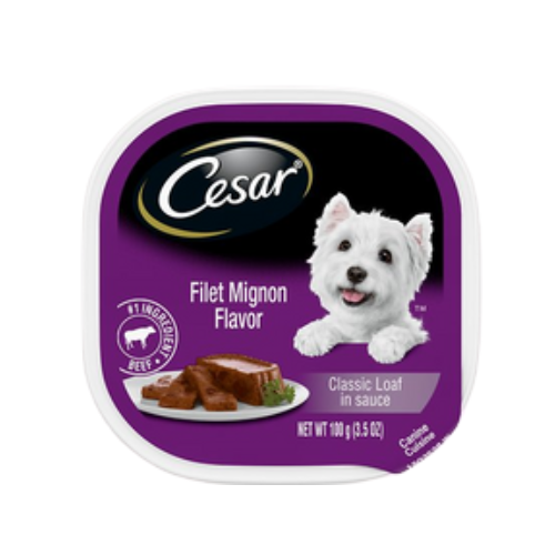 Cesar Cuisine Filet Mignon Wet Moist Dog Food
