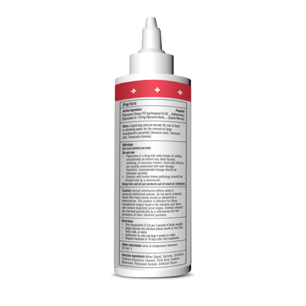 Cardinal Pet Care Remedy+Recovery Pet Wormer for Dogs, Cats, Puppies & Kittens 8 oz