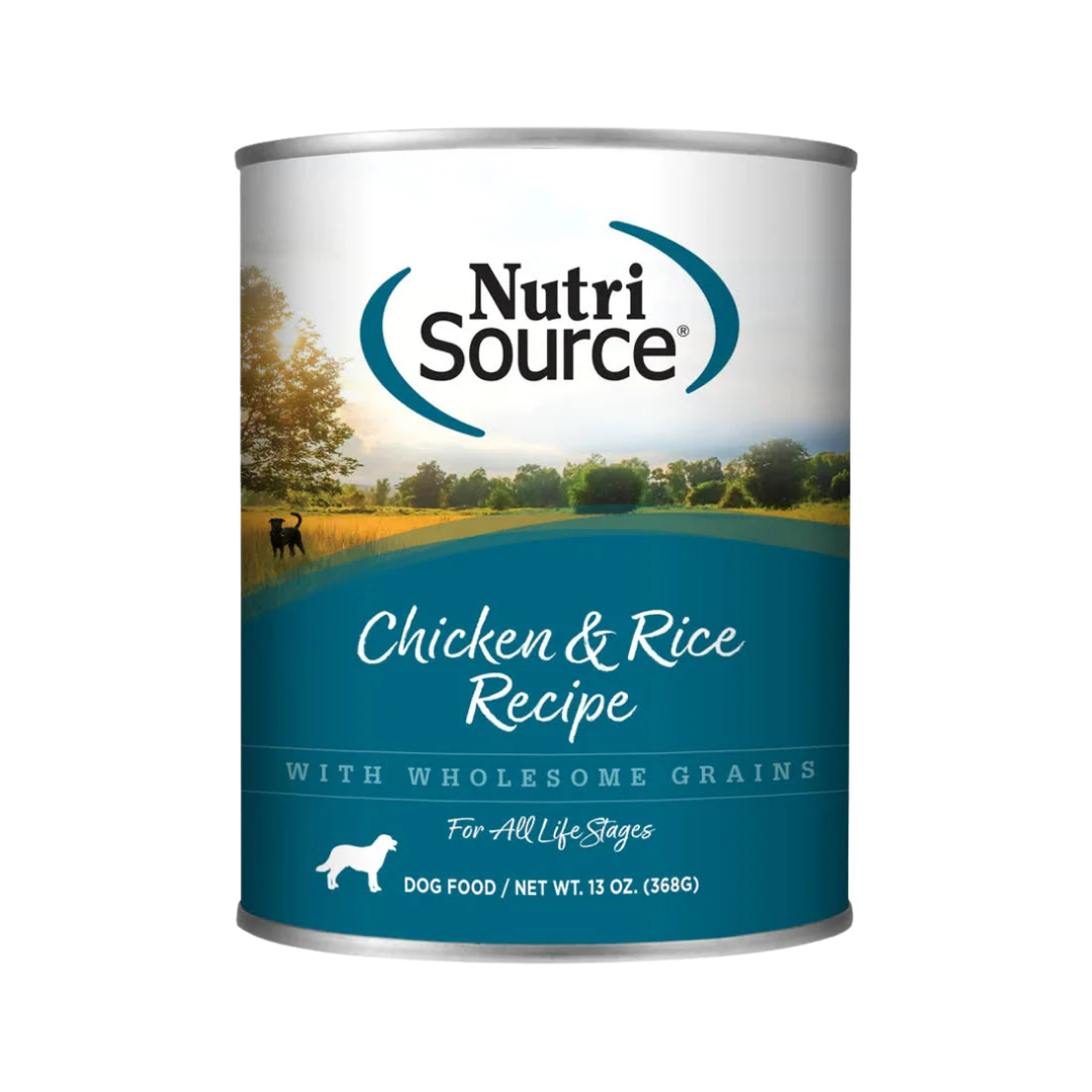 Nutrisource Chicken & Rice All Life Stages Canned Dog Food